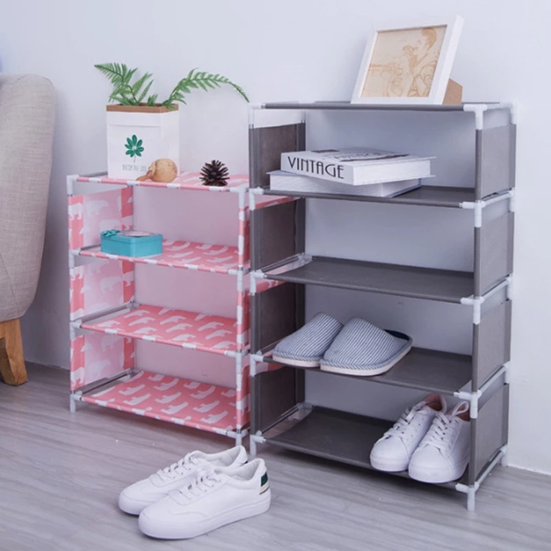 Rak Tempat Penyimpanan Sepatu Sendal 5 Susun Serbaguna Motif Unik — 3