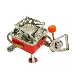 Kompor Camping Mini Portable Gas Stove Bulat Windproof — 8