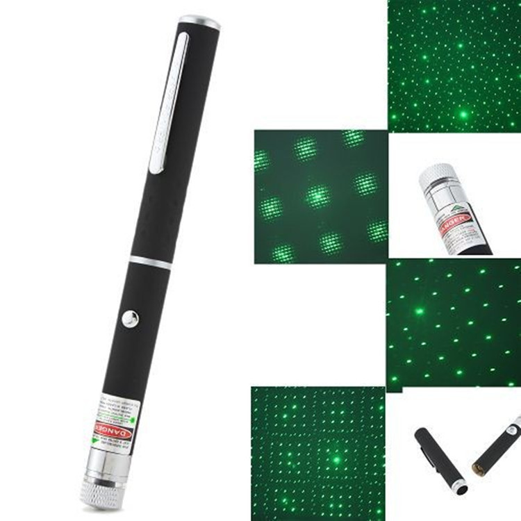 Laser Pointer Hijau 5 Mata Green Laser Pointer Multifungsi — 6