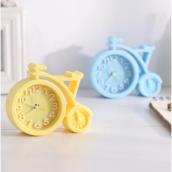 Jam Meja Model Sepeda LED Alarm Desain Unik Aesthetic Dekorasi Kamar — 10