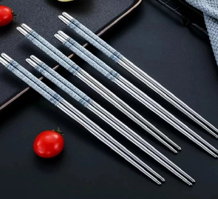Sumpit Stainless Steel Sus 304 Satu Pasang Polos — 5