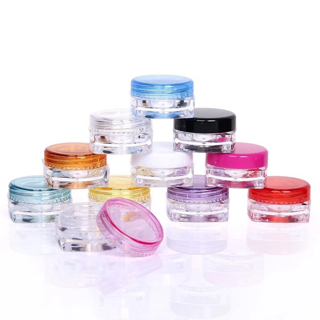 Pot Jar Cream Gel Bulat Wadah Travel Size Serbaguna Kosmetik Skincare — 10