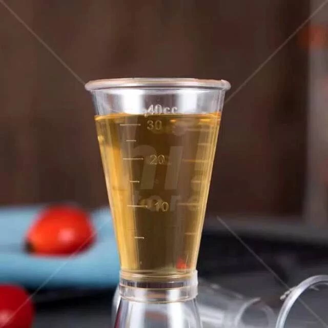 Gelas Ukur Takar Acrylic Jigger Measuring Cup Transparan — 10