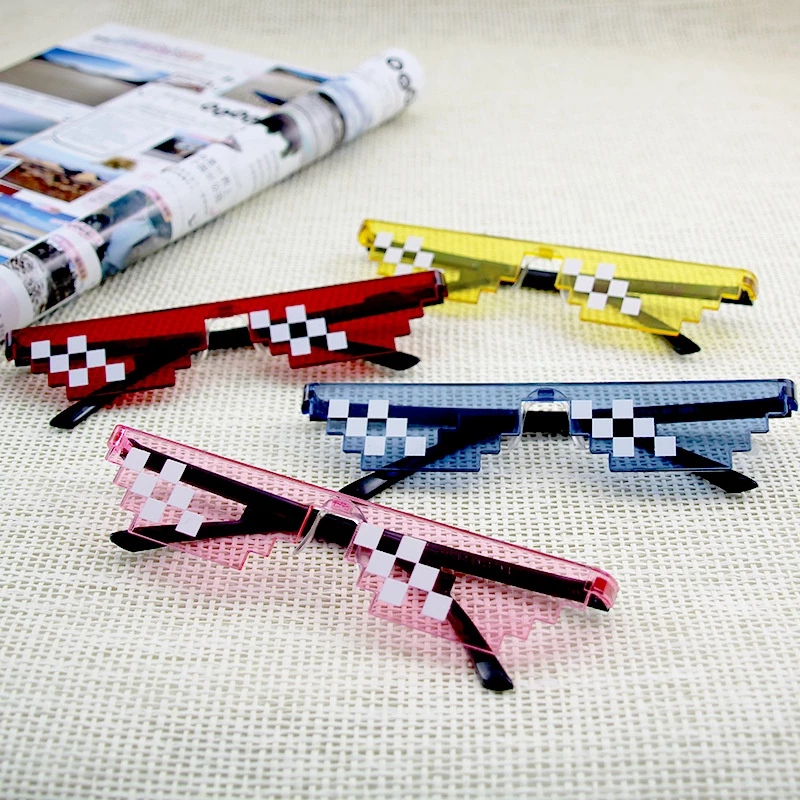 Kacamata Hitam Thug Life Mosaic Pria Wanita Fashion Style Design Keren — 6