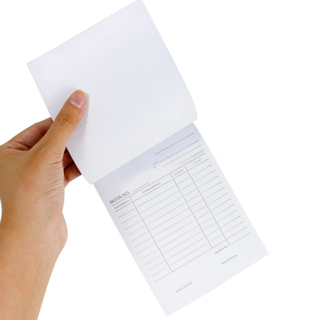 Buku Nota Kontan Bon 1 Ply Paperline HVS Putih 108x155mm 50 lembar — 4