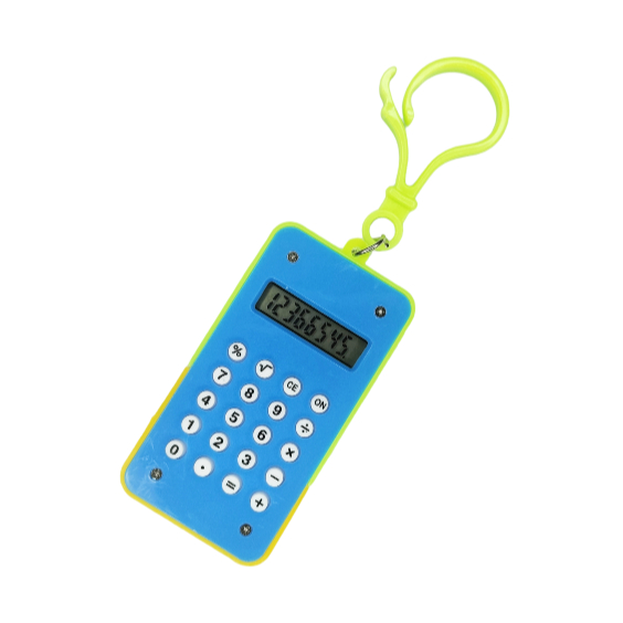 Gantungan Kunci Kalkulator Elektronik Mini Slim Mainan Maze Keychain — 6