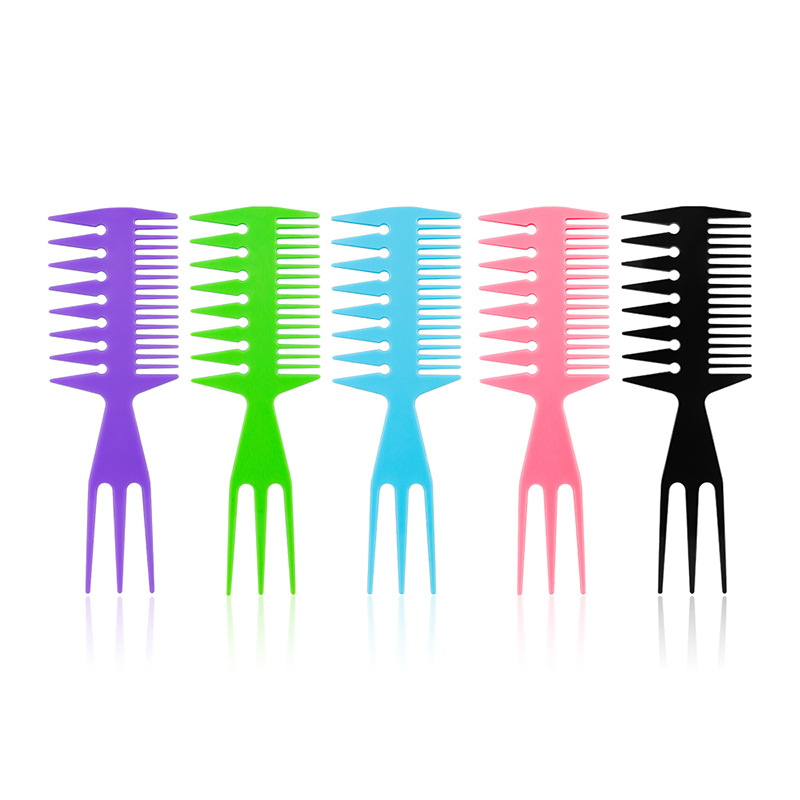 Sisir Rambut Styling Salon Hair Comb Set Serbaguna 8 Pcs — 2