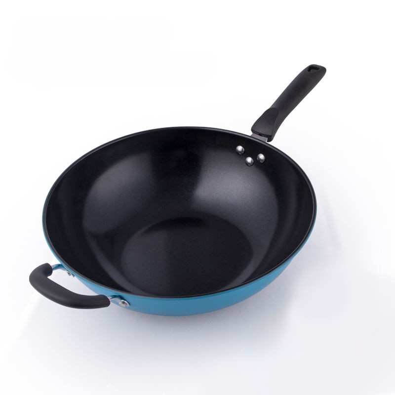 Wajan Gagang Kuping Jumbo 34cm Anti Lengket Enamel Tanpa Minyak — 8