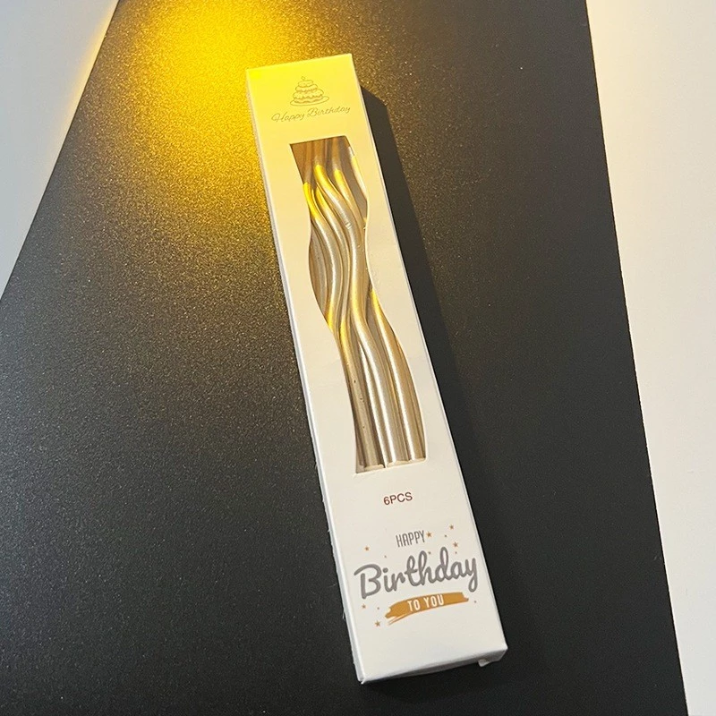 Lilin Ulang Tahun Spiral Birthday Candle Korea Cantik Aesthetic — 7