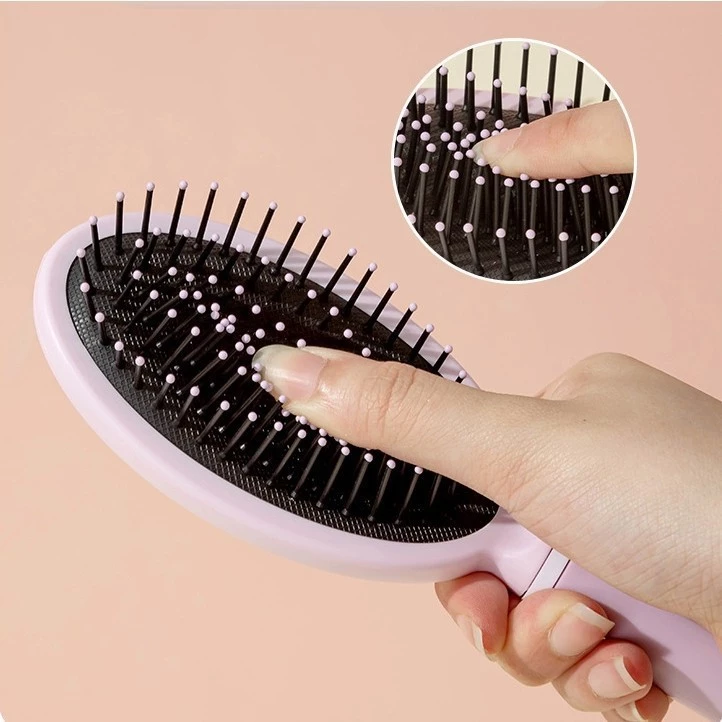 Sisir Oval Bulat Motif Bawah Boneka - Sisir Anak Lucu dengan Bentuk Oval — 5