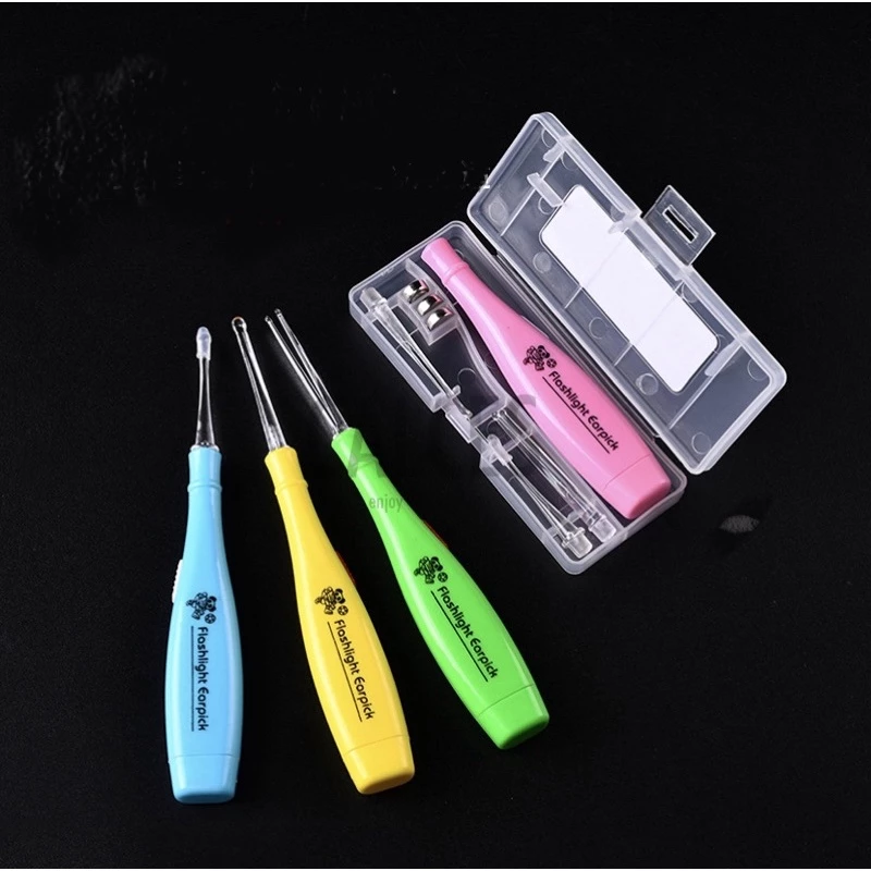Korek Kuping Lampu Led Korek Telinga Lampu Plastik Anak — 4