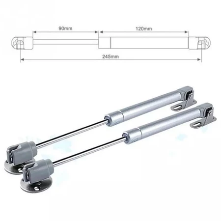 Hidrolik Pengait Jok Motor Stainless Steel 27 cm Aksesoris Kendaraan — 3