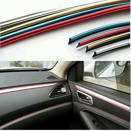 List Dekorasi Interior Dashboard Trim Mobil Moulding Strip — 3