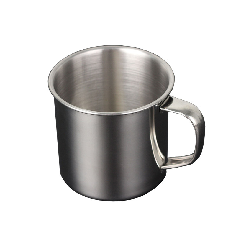 Mug Stainless Mini 7 cm Gelas Klasik Elegan Cangkir Minuman Serbaguna — 8
