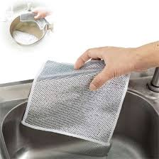 Kain Lap Dapur Kawat Cuci Pring Bersihkan Noda Dapur Mudah Cepat