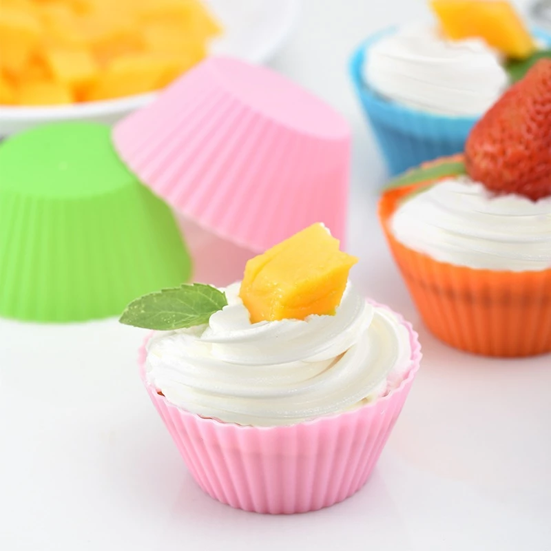 Cetakan Kue Silikon Food Grade Praktis Bekal Bento Anak Cupcake dan Muffin — 5