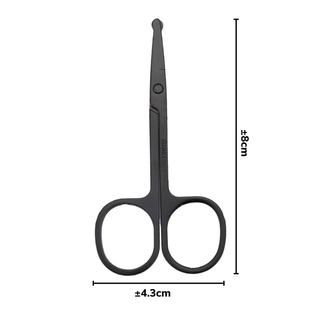 Gunting Cukur Kecil Bulu Hidung Mata Ujung Tumpul Stainless Steel — 7