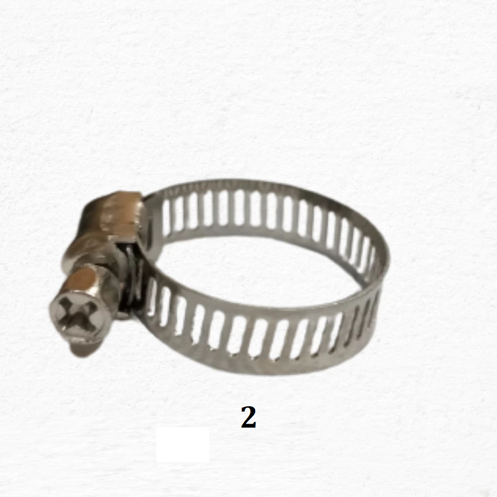 Klem Ring Cincin Penjepit Selang Air Gas Stainless Hose Clamp — 7