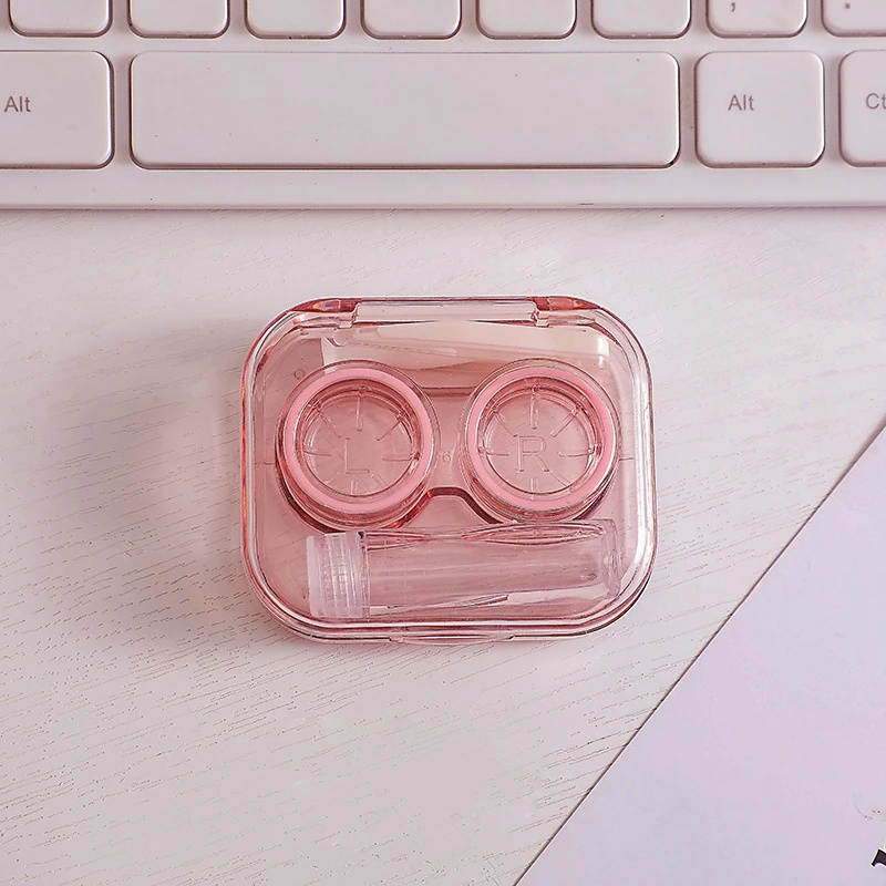 Softlens Case Bening Plastik Tempat Kontak Lensa Mata Tabung Penjepit — 7