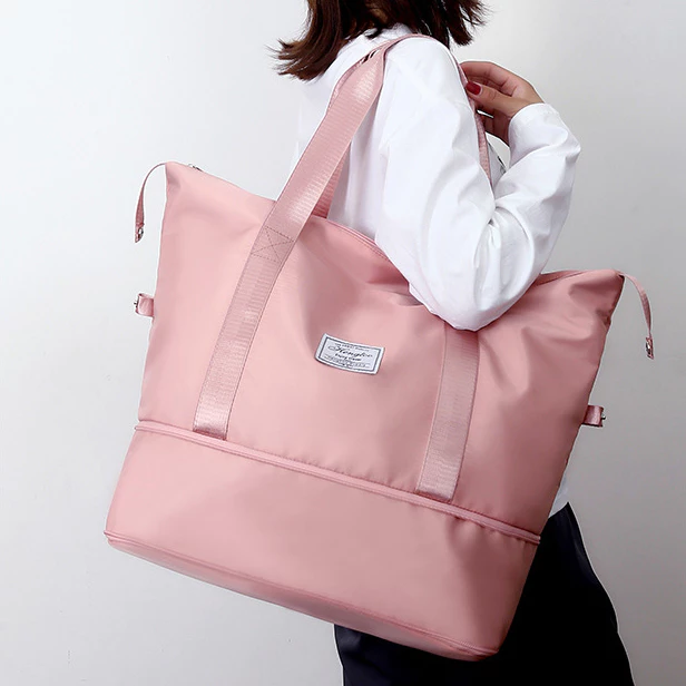 Duffle Bag Travel Lipat Waterproof Tas Gym Penyimpanan Kapasitas Besar — 4