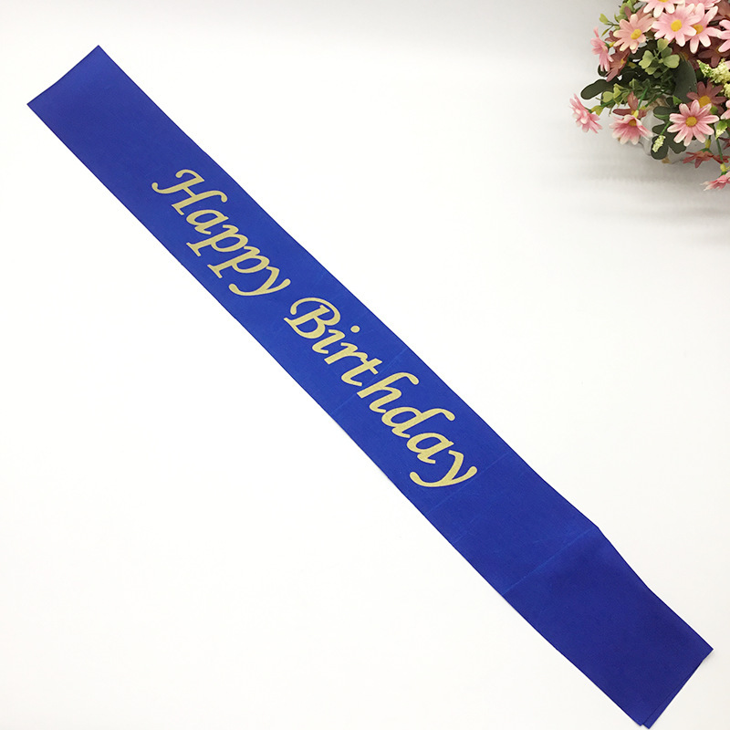 Selempang Sash Ulang Tahun Selendang Happy Birthday — 5