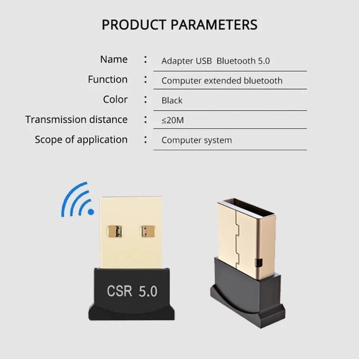 Mini Bluetooth CSR 5 Wireless Device Adapter Mouse Computer — 5