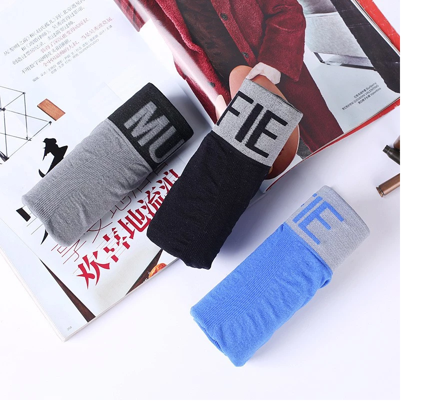 Boxer Pria 6711 Kolor Pendek Polos Cowok Underwear — 4