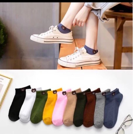 Kaos Kaki Beruang Bear Ankle Cute Lucu Kekinian Perempuan Fashion — 5