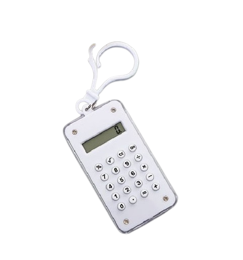 Gantungan Kunci Kalkulator Elektronik Mini Slim Mainan Maze Keychain