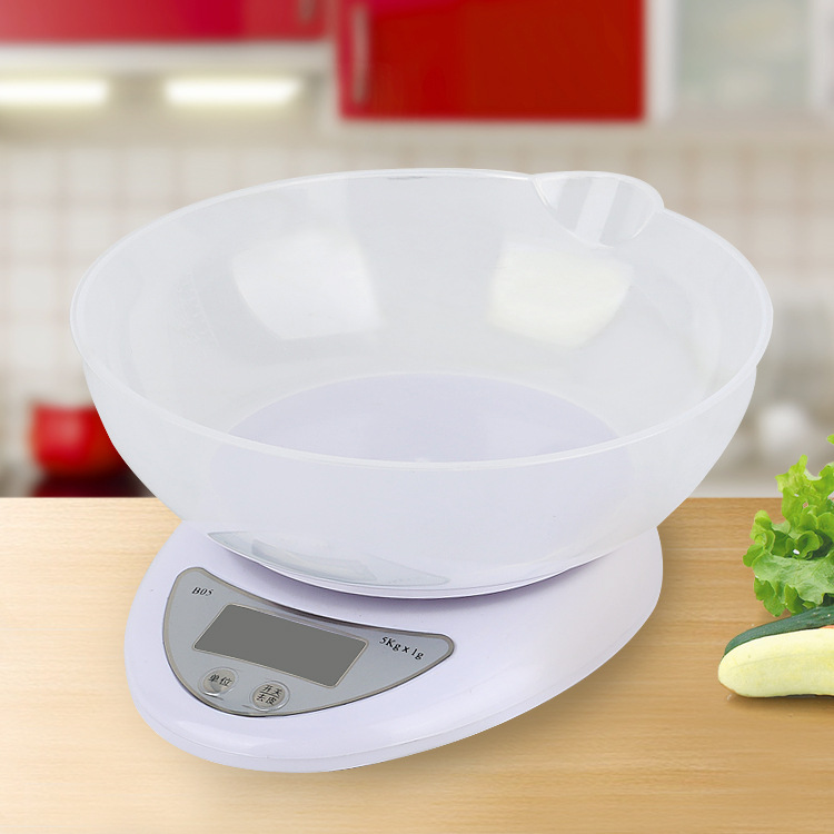 Timbangan Dapur Digital Mangkok Electrik Kitchen Scale 5kg CH-302 — 7