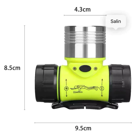 Senter Selam Light Diving Anti Air Led Jangkauan 25m — 6