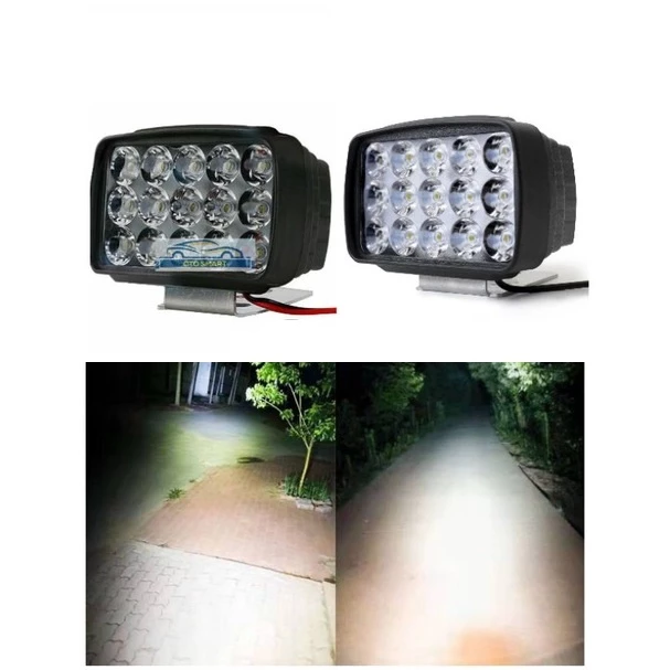 Lampu LED Sorot Mata Laser Gun 15 Super Terang untuk Mobil dan Motor — 7