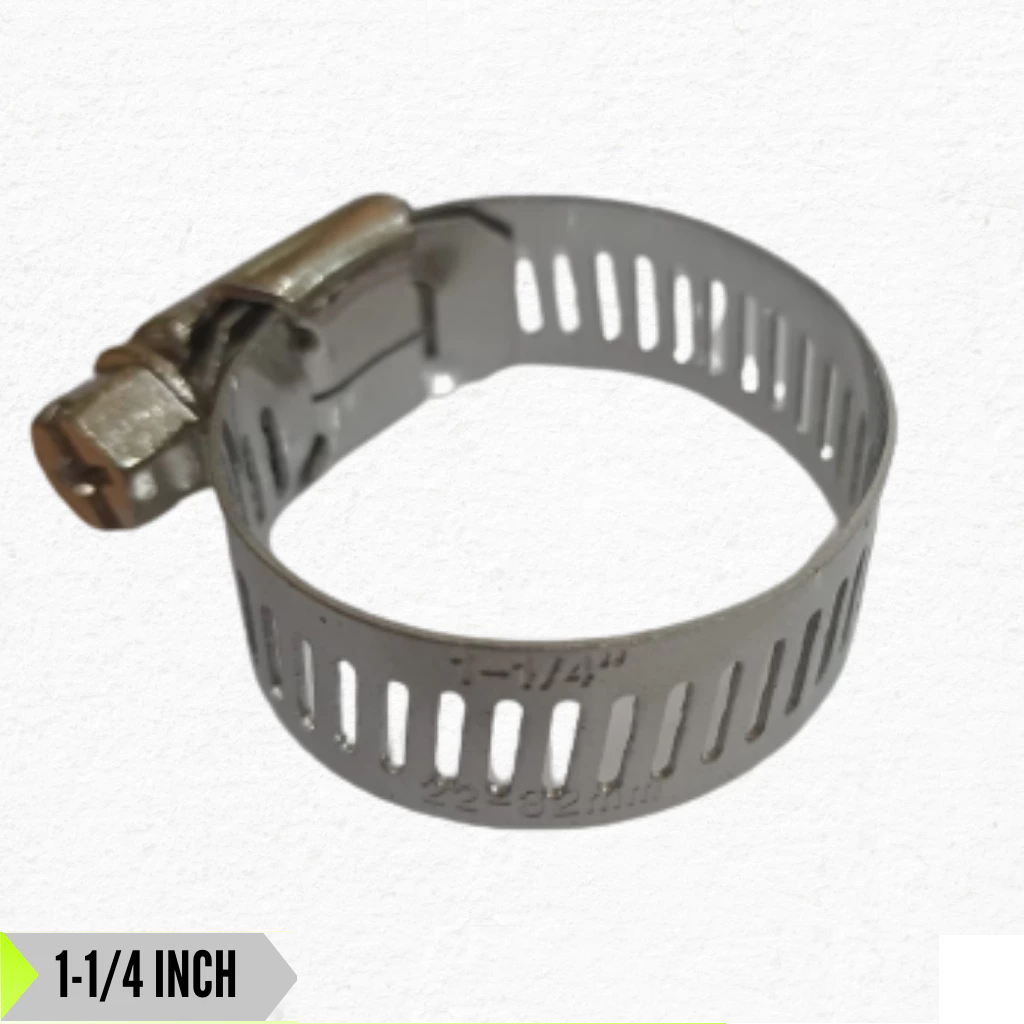 Klem Ring Cincin Penjepit Selang Air Gas Stainless Hose Clamp — 3