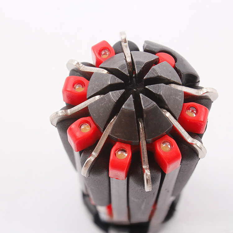 Set Obeng 8 in 1 Multi Screwdriver Tools Senter Multifungsi Lampu — 8