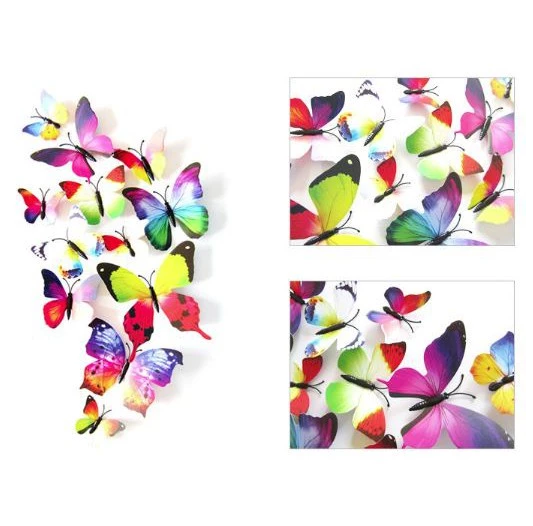 Stiker Dinding Kupu Kupu Wall Sticker Butterfly 3D Dekorasi PVC tape — 7
