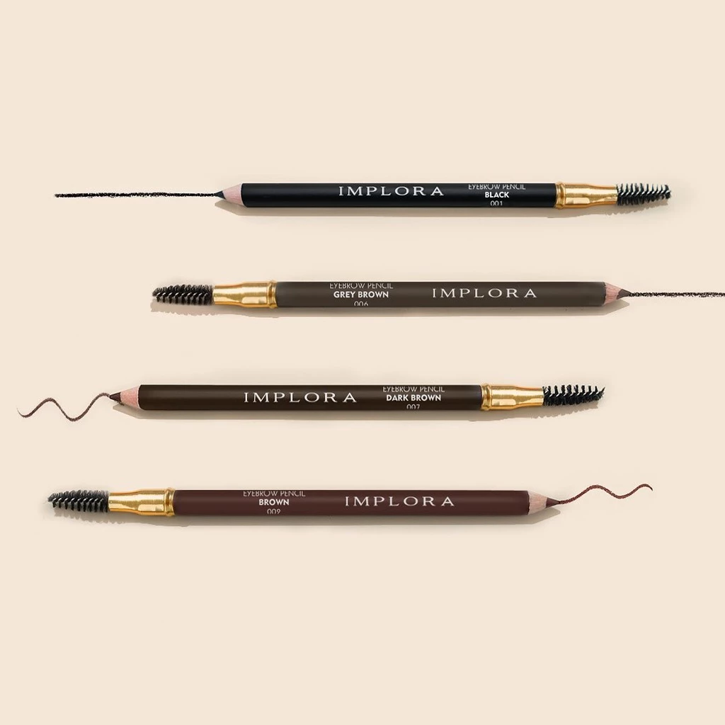 Pensil Alis Eyebrow Pencil Lengkap dengan Serutan dan Sisir lembut — 8