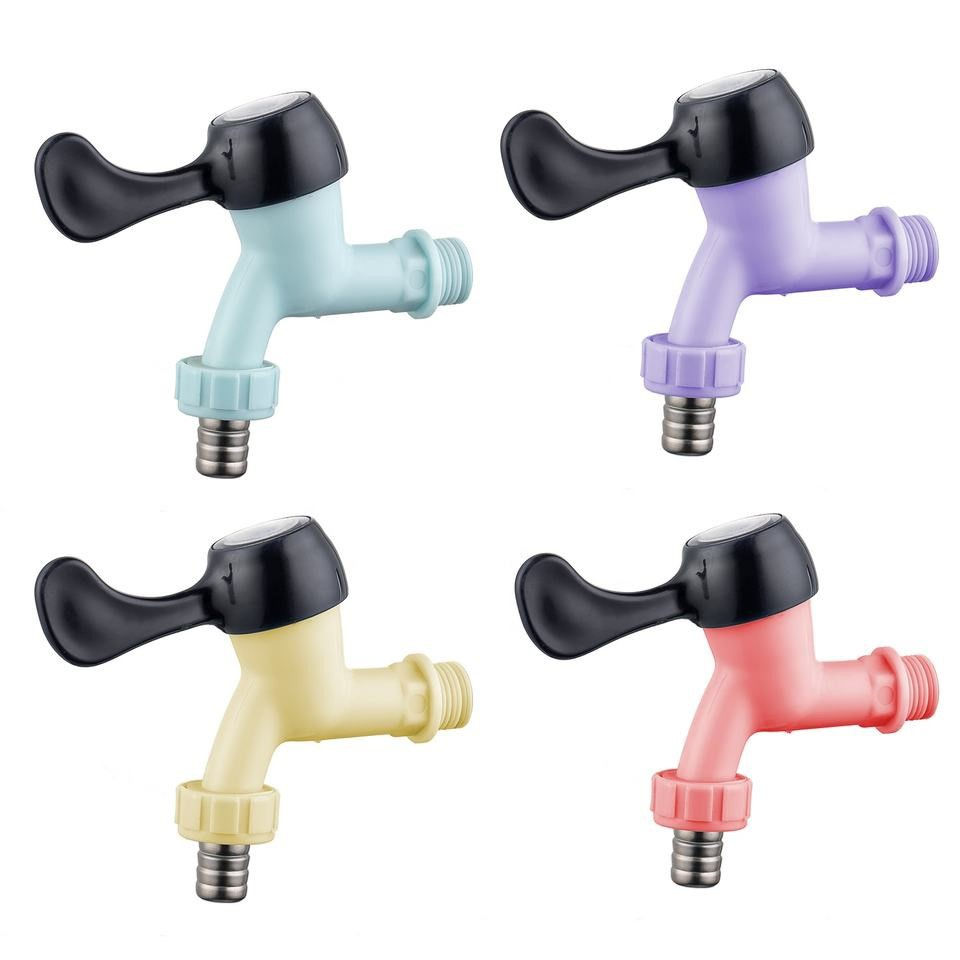 Kran Air Jempol PVC Engkol Ukuran 1/2 dengan Sambungan 3/4 — 7