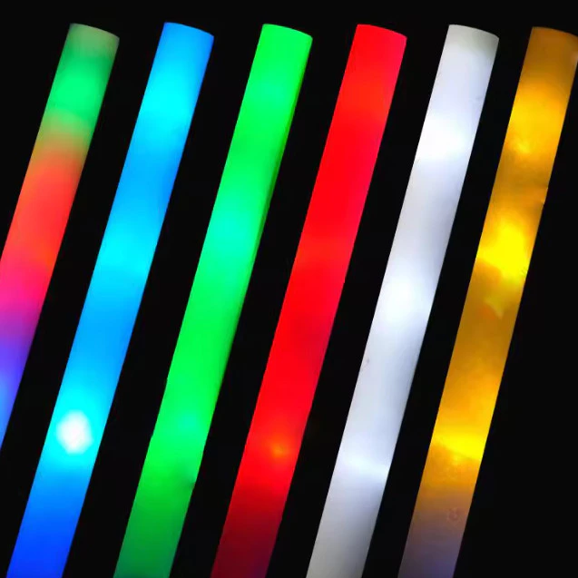 Tongkat Lightstick Foam LED Supporter Konser Festival Glow Busa Spon — 4