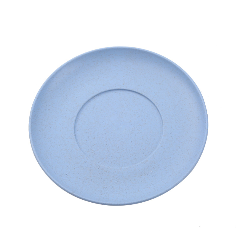 Set Piring Saji Makan Kecil Bahan Jerami Bahan Eco Friendly 15 Cm — 9