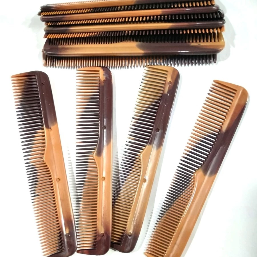 Sisir Rambut Twin Coklat Model Lurus Plastik Beauty Comb Nyaman — 5