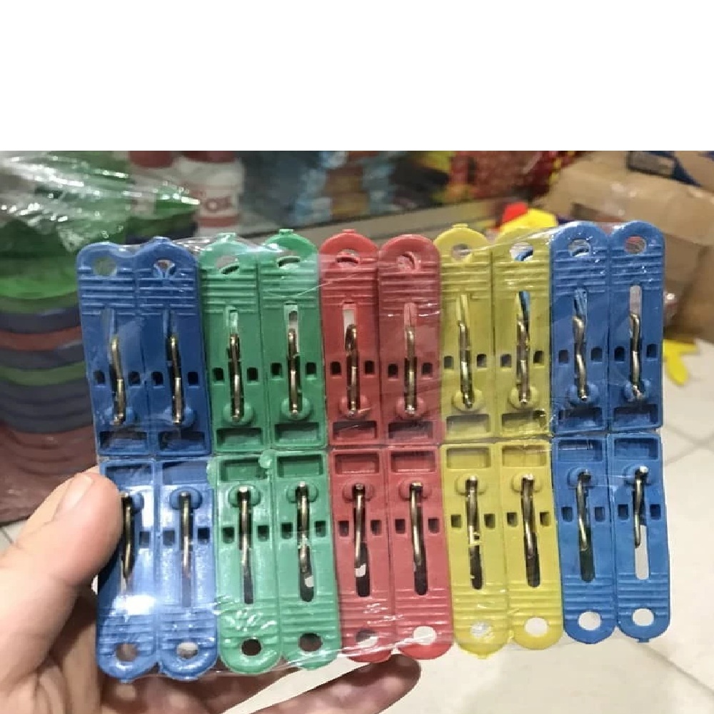 Jepitan Baju 20PCS Warna Warni Anti Slip Tahan Lama — 4