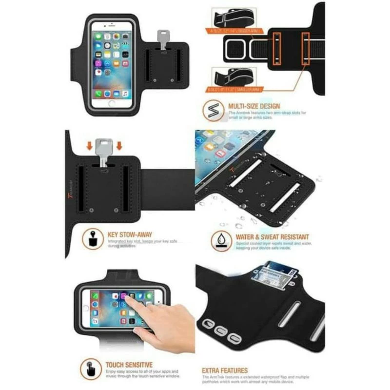 Armband Arm Case Running Casing Hp Olah Raga Xl Up To 6inc — 8