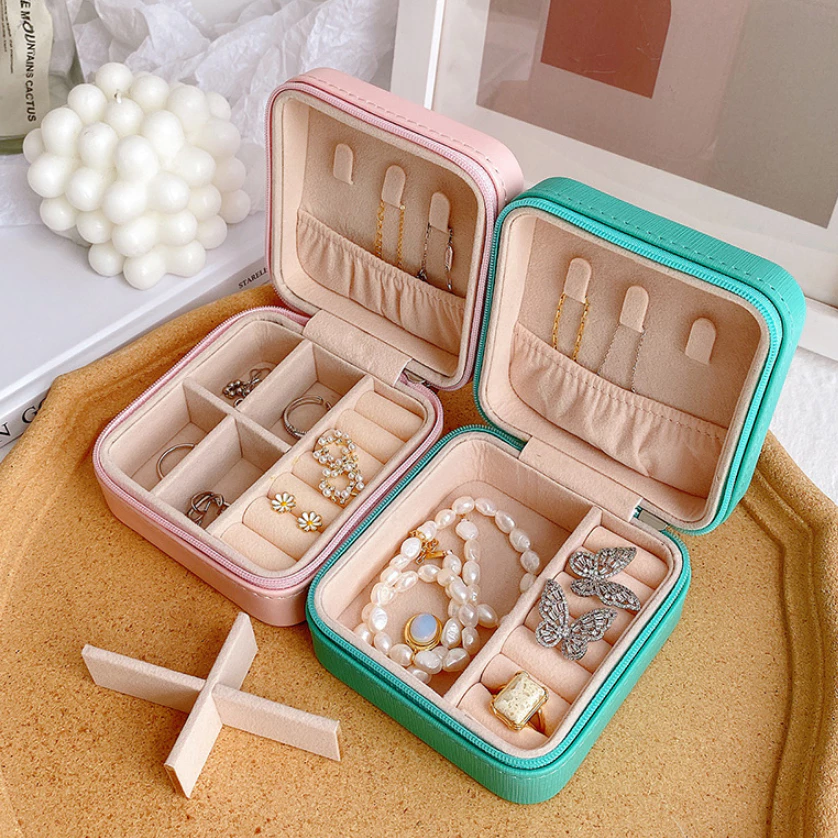 Box Penyimpanan Anting Kalung Aksesoris Perhiasan Simple Cantik Elegan — 4