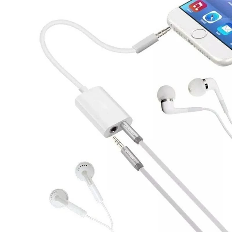Jack Splitter Konektor Audio 3.5mm 2 Male 1 Female 2in1 — 6