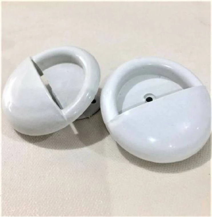 Tarikan Pintu Bulat PVC Kamar Mandi Handle Pegangan — 2