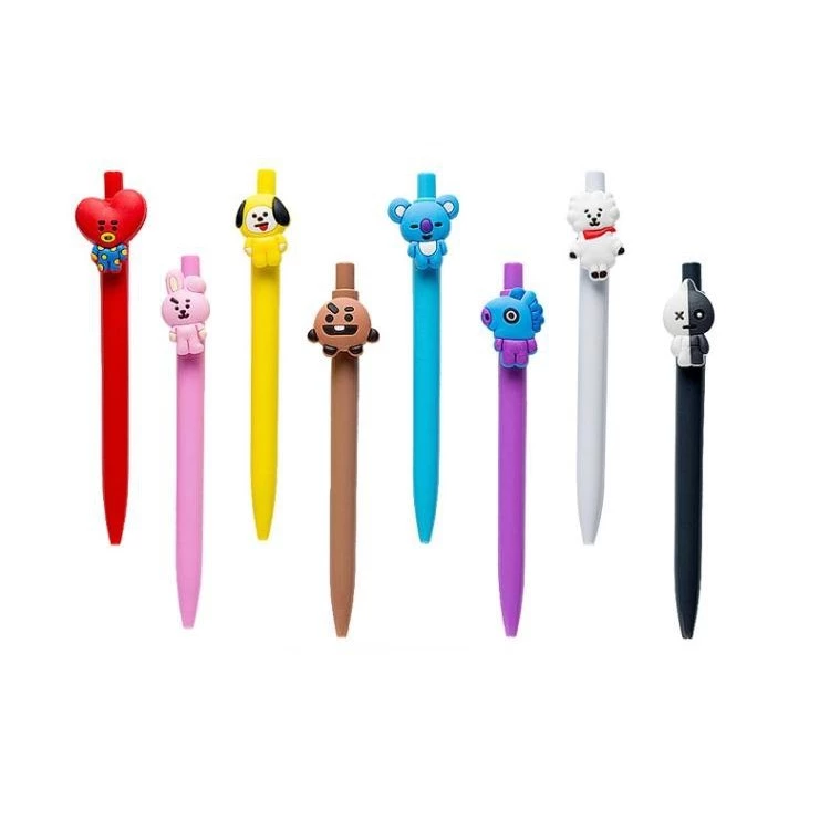 Pulpen Karakter Cartoon Lucu Bt21 Bts Bangtan Boys Army Kpop — 4