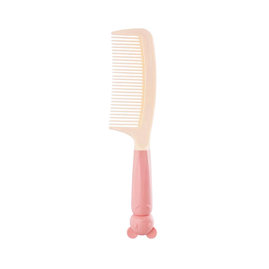 Sisir Rambut Gagang Sisir Blow Bulat Comb Silika Kelinci Tikus Bunny Mouse Lucu — 5