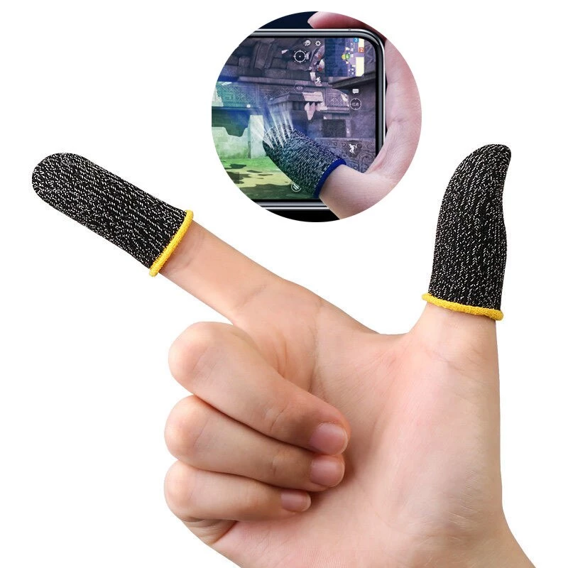 Sarung Tangan Jari Jempol Gaming Sleeves Anti Keringat Pubg Ff Ml — 6