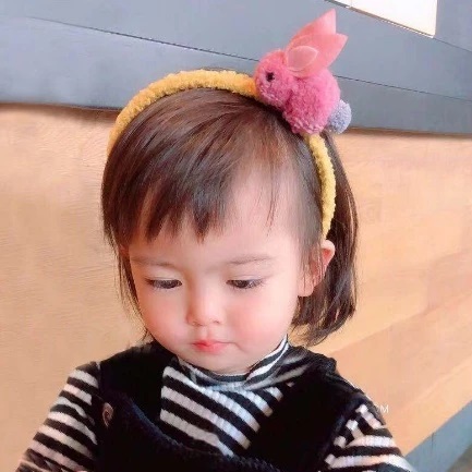 Bando Kelinci Bulu Aksesoris Lucu Cute Hiasan Rambut Fashion Korea — 5