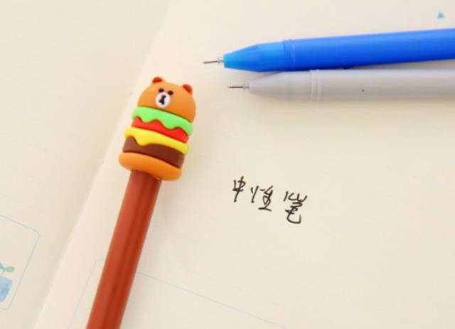 Pulpen Gel Karakter Kartun Jepang Hamburger Line Brown Doraemon — 10